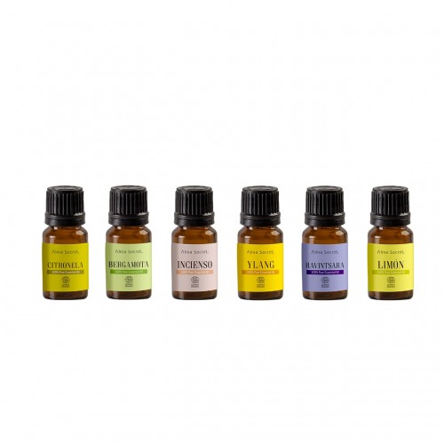 LOTE DE ACEITES ESENCIALES PUROS ECOCERT COSMOS ORGANIC
