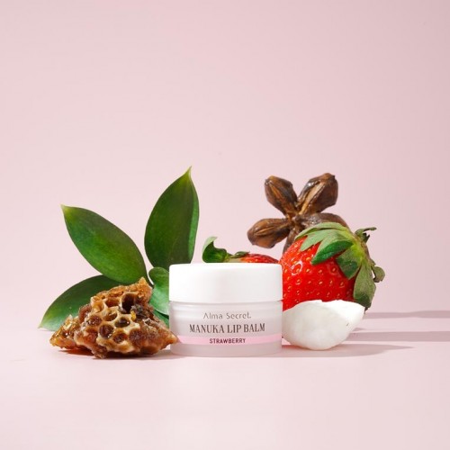 BÁLSAMO LABIAL REPARADOR FRESA KARITÉ, INCA INCHI & MIEL DE MANUKA