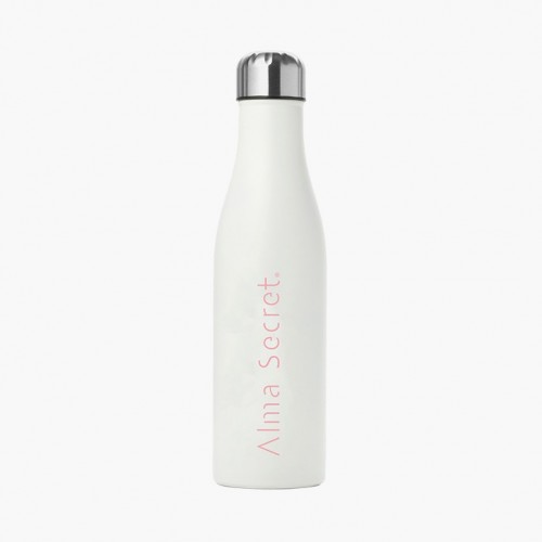 White Thermo Bottle Alma x Rebootle