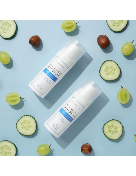 HIDRATANTE ANTIARRUGAS CON PEPITA DE UVA, CENTELLA & RESVERATROL SPF 20