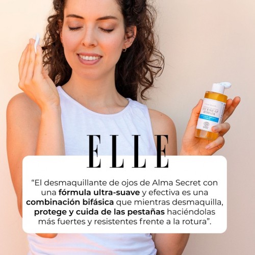 Desmaquillante de ojos bifásico.
