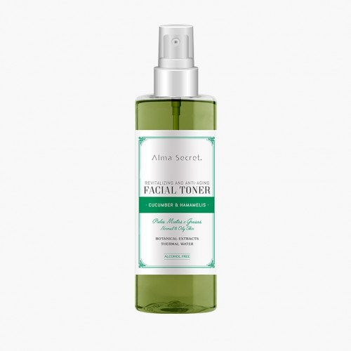 TÓNICO FACIAL REVITALIZANTE Y ANTIEDAD CON PEPINO & HAMAMELIS