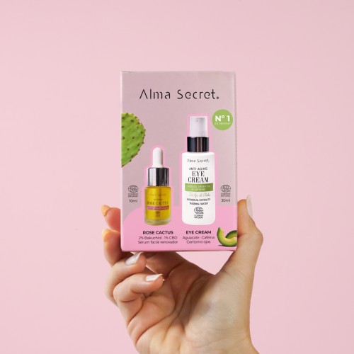 Anti-Ageing Eye Contours & Mini Rose Cactus Facial Oil Serum Facial Packs