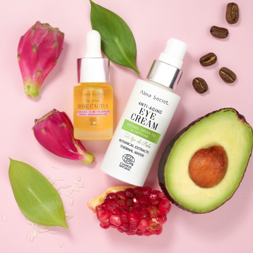 Anti-Ageing Eye Contours & Mini Rose Cactus Facial Oil Serum Facial Packs