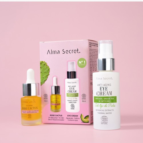 Anti-Ageing Eye Contours & Mini Rose Cactus Facial Oil Serum Facial Packs