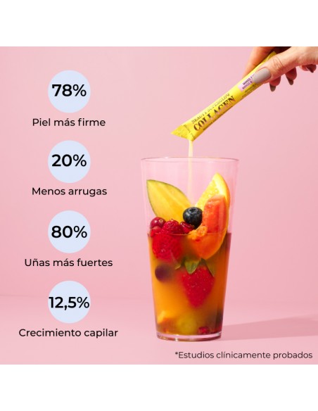 COLÁGENO EN POLVO SABOR MANGO Y MARACUYÁ