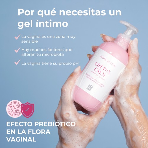 gel íntimo cotton calm