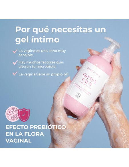 gel íntimo cotton calm