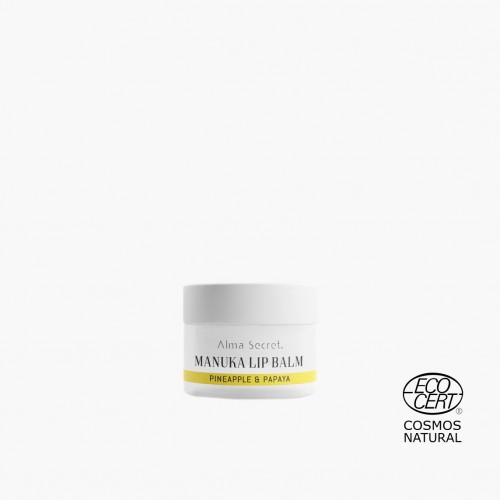 BÁLSAMO LABIAL REPARADOR PIÑA Y PAPAYA KARITÉ, INCA INCHI & MIEL DE MANUKA