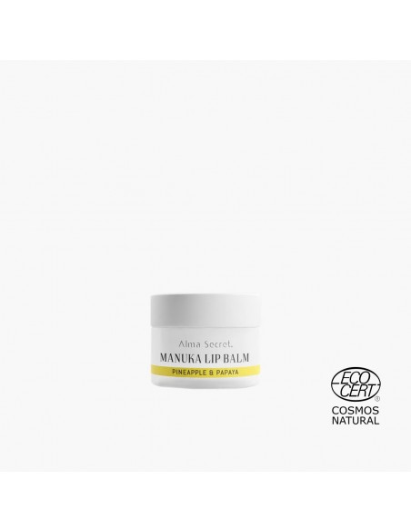 BÁLSAMO LABIAL REPARADOR PIÑA Y PAPAYA KARITÉ, INCA INCHI & MIEL DE MANUKA