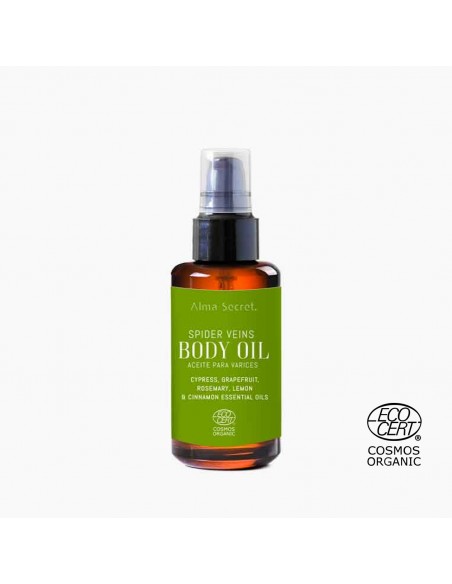 ACEITE PARA PIERNAS CANSADAS Y VARICES. ECOCERT COSMOS ORGANIC.