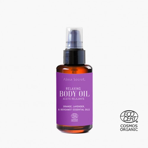 ACEITE RELAJANTE, ANTIESTRÉS, CALMANTE Y QUE AYUDA A CONCILIAR EL SUEÑO. CON LAVANDA NARANJA Y BERGAMOTA